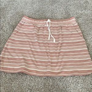 Loft striped skirt